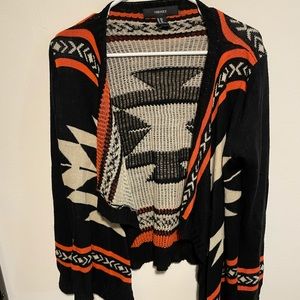 Forever 21 Patterned Cardigan